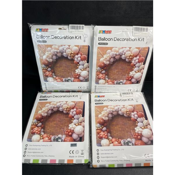 4 Packs of Balloon Arch Kits/Party Decoration Kits - New