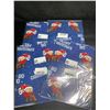 Image 2 : 4 Packs of Funny Mooning Santa Christmas Wrapping Paper Sheets (2 Sheets/Gift Tags Each) - New