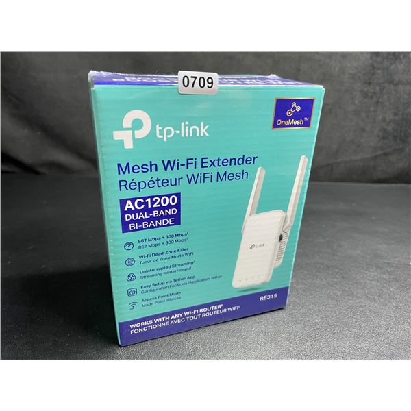 TP-Link AC1200 Mesh Wi-Fi Extender/WiFi Booster - Works with Any WiFi Router - New Sealed!