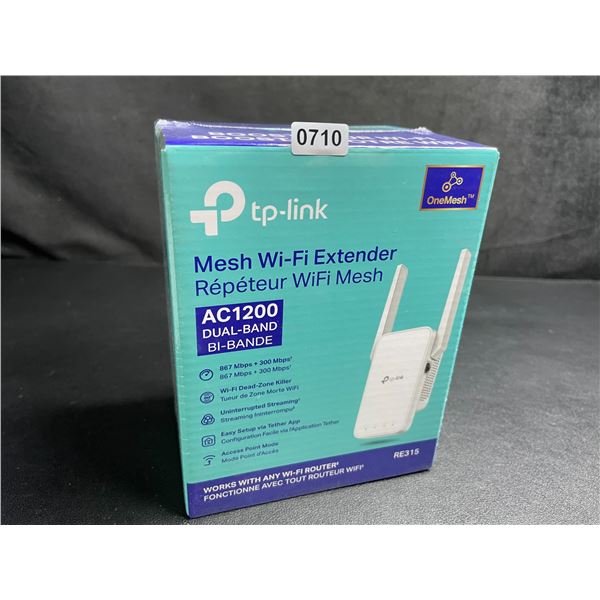 TP-Link AC1200 Mesh Wi-Fi Extender/WiFi Booster - Works with Any WiFi Router - New Sealed!
