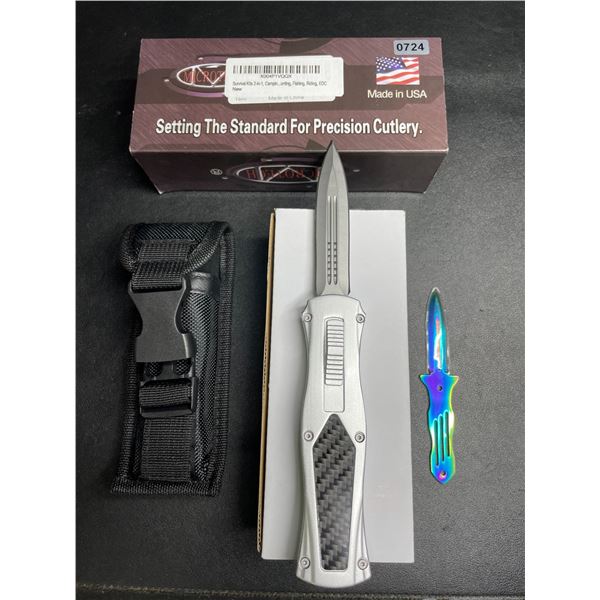 1 Microtech Scarab Tactical OTF/Automatic Pop-Out Hunting Survival Knife - BRAND NEW!