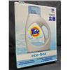 Image 1 : Tide Ultra Concentrated Free & Gentle Eco-Box Liquid Laundry Detergent - 3.1L/96 Loads - New