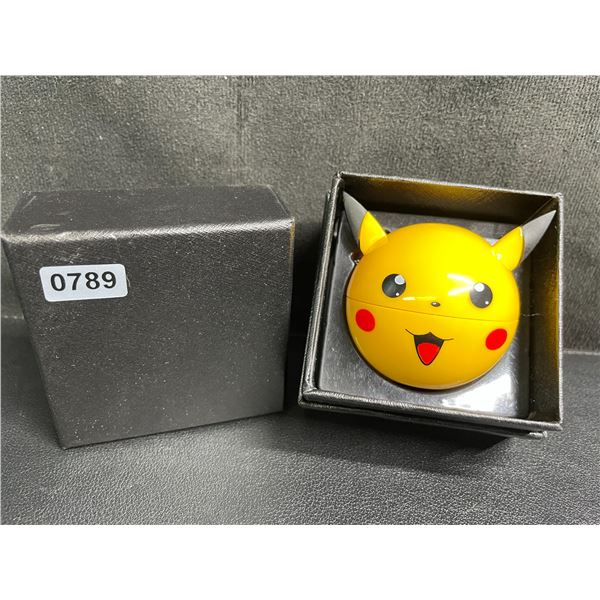 1 Pikachu/Pokemon Aluminum Weed Grinder - New