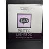 Image 2 : Amped and CO Poster Lightbox with Whiteboard Insert and Changeable Funny Inserts -  New