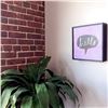 Image 8 : Amped and CO Poster Lightbox with Whiteboard Insert and Changeable Funny Inserts -  New