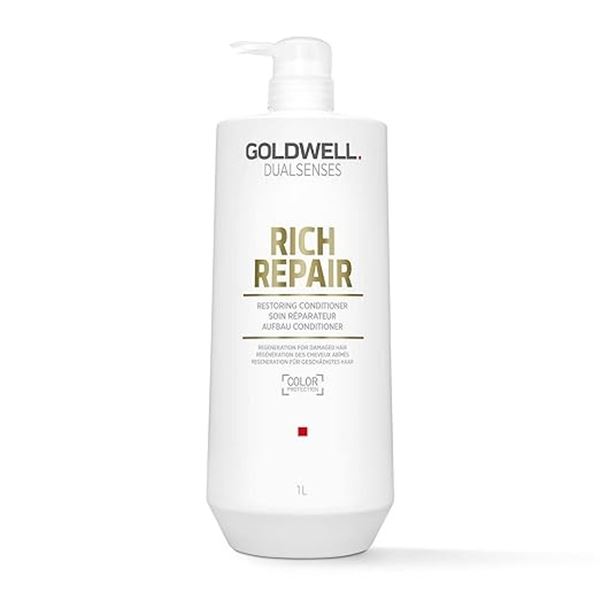 Goldwell Dualsenses Rich Repair Restoring Conditioner for Damaged Hair - 1L Bottle - New