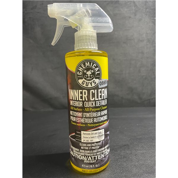 Chemical Guys Inner Clean Interior Quick Detailer (473ml) All-Surface Cleaner for Vehicles - New
