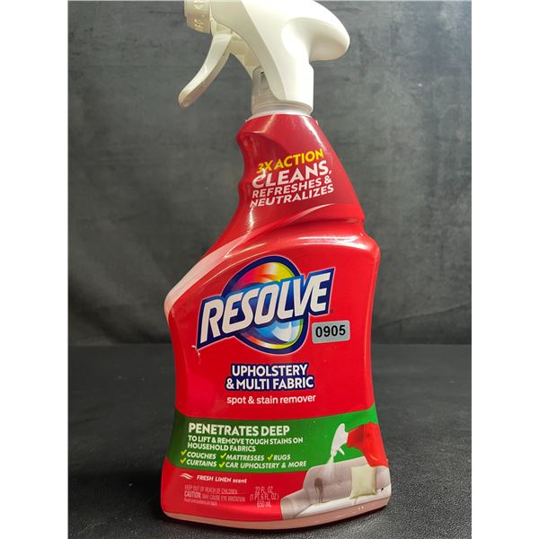 RESOLVE Upholstery & Multi Fabric Spot & Stain Remover (650ml) Penetrates Deep Stains - New
