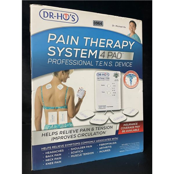 Dr.Ho's Pain Therapy System - 4 Pad Professional TENS Device for Pain Relief - BRAND NEW!!