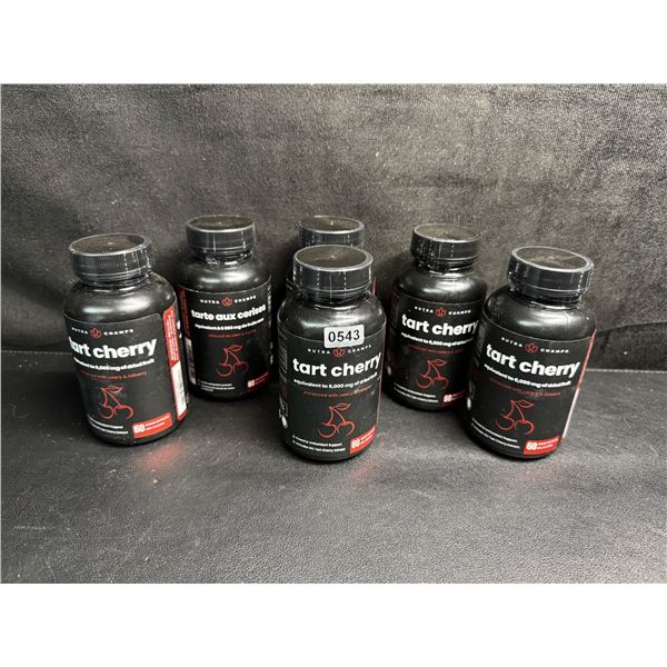 6 Bottles of Nutra Champs Tart Cherry Antioxidant Support (60 Capsules per bottle) - New