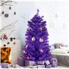 Image 2 : 3FT Artificial Purple Christmas Tree - Easy Assembly with Included Leg Stand Base - New