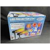 Image 1 : 1 LED Outdoor Motion Projector Light - Includes 18 Changeable Holiday Slides/Designs - New!