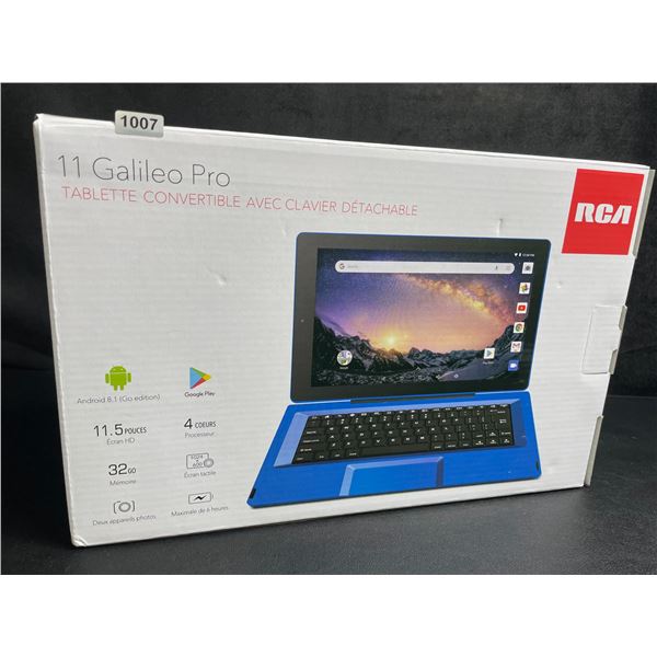 RCA Galileo Pro 11.5" 32GB Laptop Tablet with Detachable Keyboard (Blue) - BRAND NEW!!