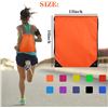 Image 3 : 10-Pack of Drawstring Bags/Gym String Backpacks (Orange) - New