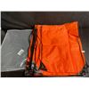 Image 4 : 10-Pack of Drawstring Bags/Gym String Backpacks (Orange) - New