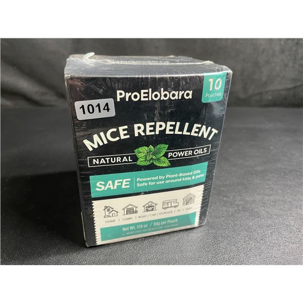 ProElobara 10-Pack Box of Mice Repellent Pouches with Peppermint Oil - New Sealed