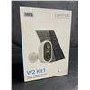 Image 2 : LaxiHub 3MP Outdoor WiFi Battery Security Camera Kit with Solar Panel (W2 Kit1) - New Sealed!