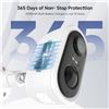 Image 8 : LaxiHub 3MP Outdoor WiFi Battery Security Camera Kit with Solar Panel (W2 Kit1) - New Sealed!