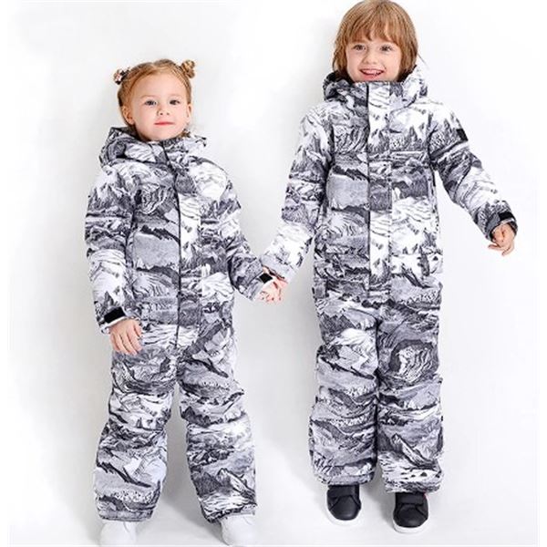 SMN One-Piece Kids Snowsuit/Ski Suit for Winter - Size 5T - Unisex Design - New in Box!