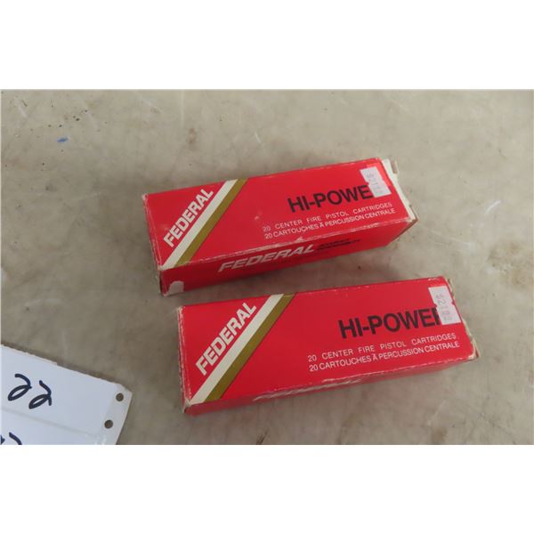 Fed .44 Rem Magnum Ammo, Forty Rounds