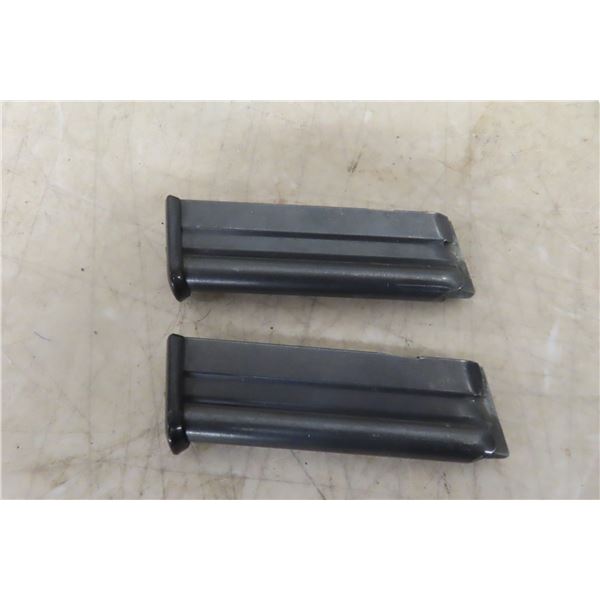 Two .22 Cal Rifle Magazines, CIL Model 470, Labeled A.N. Shultz