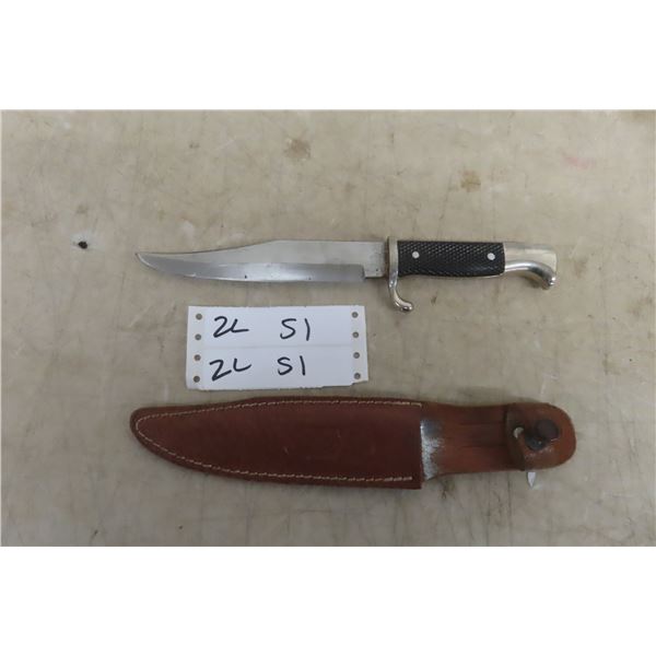 Premier Original Bone Knife Made in Germany W/ 10 Inch Blade and Sheath