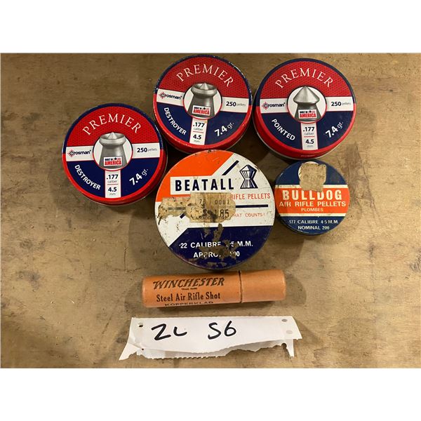 .177 Cal Air Gun Pellets W/ Win B.B.s