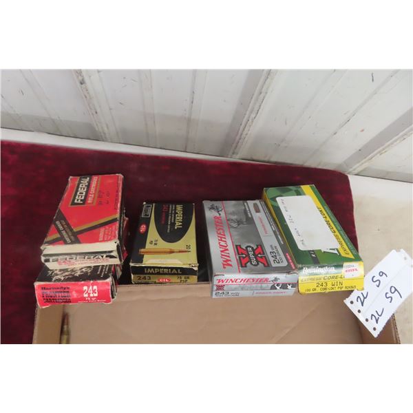 .243 Win Ammo, One Hundred Three Rounds