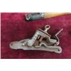 Image 2 : Antique Gun Parts W/ Brass Butt Plate and Pistol Grip Wood
