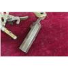 Image 4 : Antique Gun Parts W/ Brass Butt Plate and Pistol Grip Wood