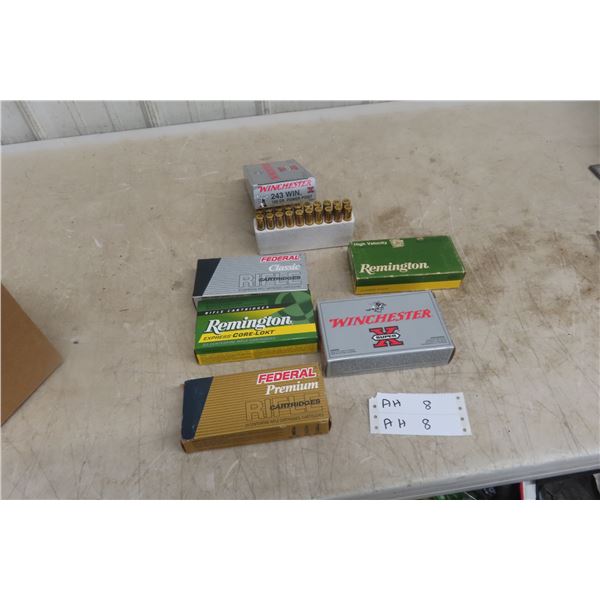 .243 Win Ammo, One Hundred Twenty Rounds