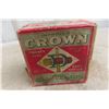 Image 1 : Vintage Crown Dominion Cartridge Box W/ Four Rounds of 12 Ga Ammo