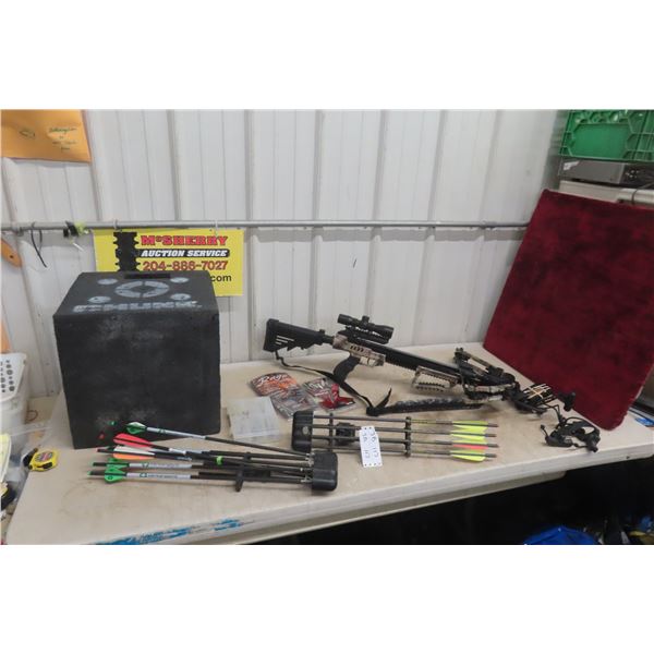 CenterPoint Sniper Crossbow, Comes with Scope, Sling, 5 Bolts with 