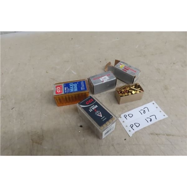 190 Rounds of .22 WMR Ammunition