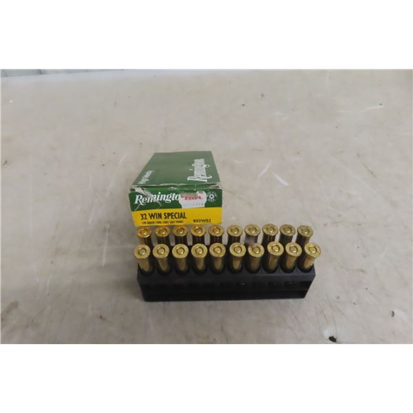 20 Factory Rounds of Rem .32 Winchester Special Ammunition