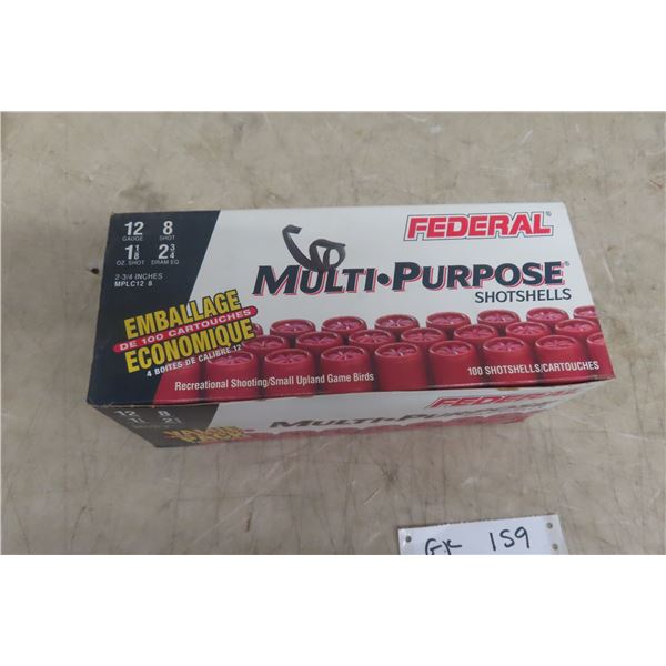 100 Rounds of Federal 12 Gauge 2 3/4" Ammunition