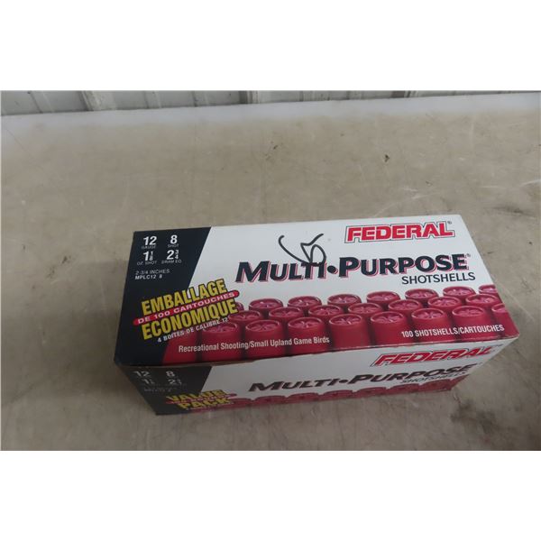 100 Rounds of Federal 12 Gauge 2 3/4" Ammunition
