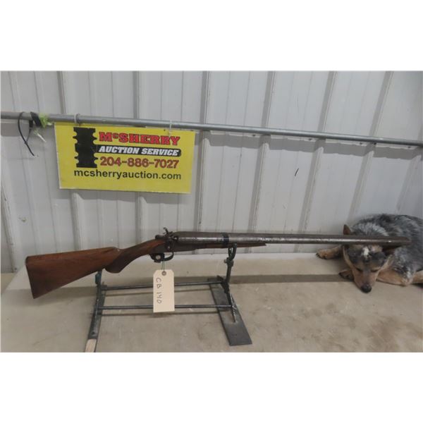 J Mantont.Co,  12 Gauge 2 3/4,  DB, 30'' Ext. Hammer, 2 Triggers