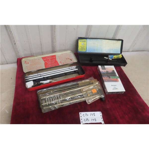Gun Cleaner Rods and VHS of  How to Care of Your New Gun