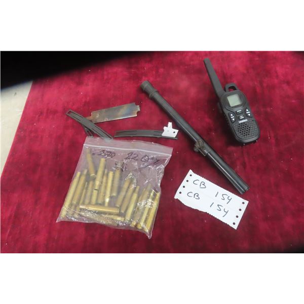 22 Scope , 2 Way, Stripper Clips, 270 Brass For Reload  X 22