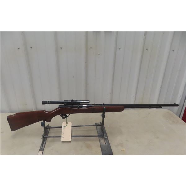 Savage Model 60 Deluxe .22 LR Semi Auto Rifle With 24" Barrel, Scope, and Sight