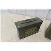 Image 2 : Two Metal Military-Style Ammunition Storage Boxes