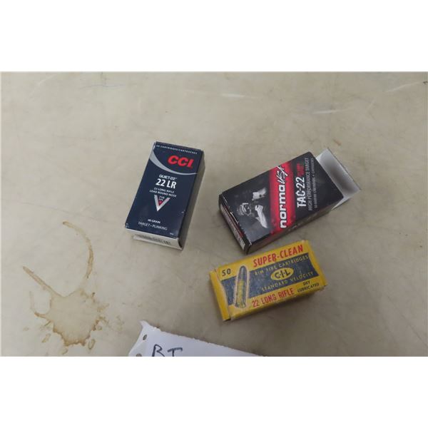 .22 Long Rifle Ammunition, 150 Rounds Including One Is Vintage