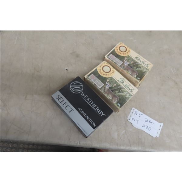 Weatherby .300 WBY Magnum Ammunition, 60 Rounds