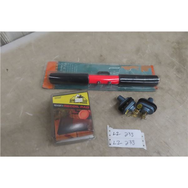 Two Keyed Trigger Locks With Recoil Pad and Easy Handle Deer Pull