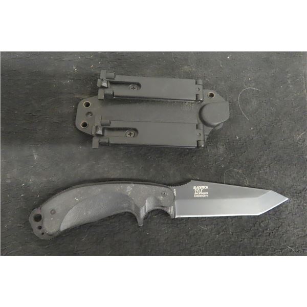 Blade Tech Hunting Knife With Sheath, Total Length 9"