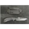 Image 1 : Blade Tech Hunting Knife With Sheath, Total Length 9"