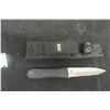 Image 1 : SOG Pentagon Knife With Sheath, Total Length 9 1/2"
