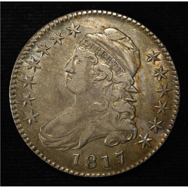 1817/3 CAPPED BUST HALF DOLLAR XF
