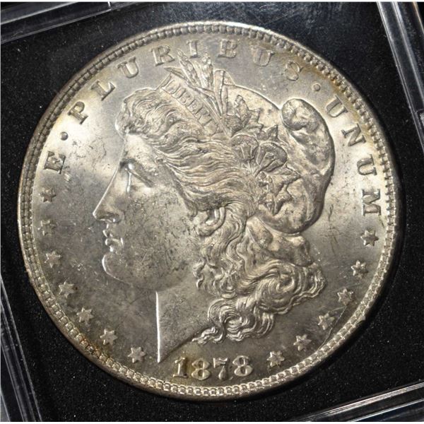 1878 7TF RE 78 MORGAN DOLLAR CH BU